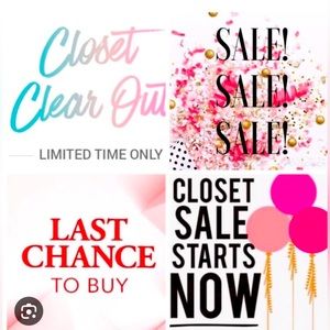 Whole closet is on sale now! love offers so feel free to send 1 Happy shopping!